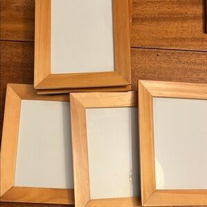 Set of Wooden Picture Frames (six)
